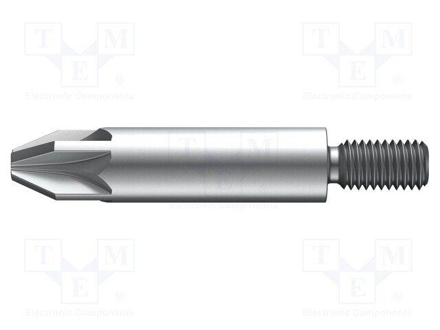 Screwdriver bit; Pozidriv®; PZ2; Overall len: 33mm; Mounting: M5