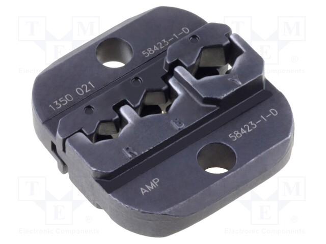 Crimping jaws; insulated connectors,insulated terminals