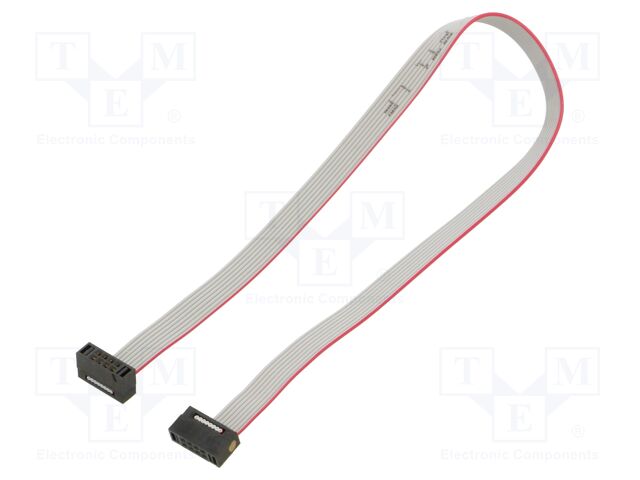 Ribbon cable with IDC connectors; Tape ph: 0.64mm; 203.2mm