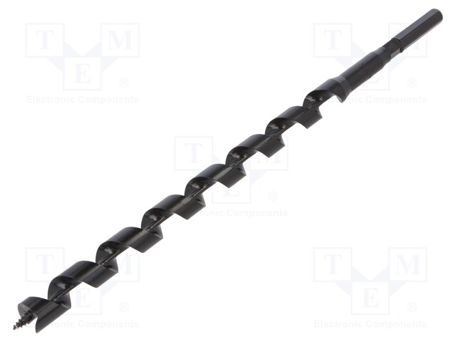 Drill bit; wood; Ø: 16mm; Overall len: 300mm; HSS; 1pcs.