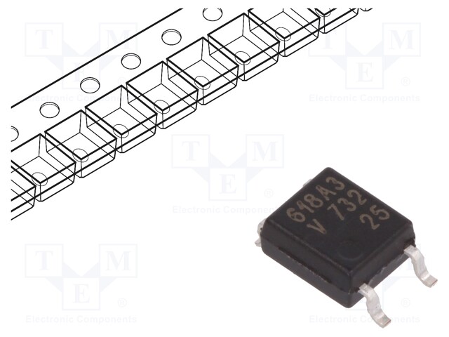 Optocoupler; SMD; Channels: 1; Out: transistor; Uinsul: 3.75kV; SOP4