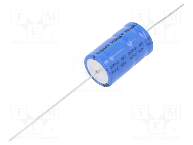 Electrolytic Capacitor, Miniature, 4700 µF, 16 V, 021 ASM Series, ± 20%, Axial Leaded