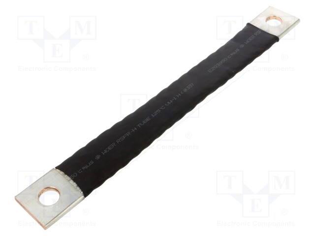 Braids; tape; 95mm2; Ø1: 17mm; Ø2: 17mm; L: 200mm; max.105°C; 20kV/mm