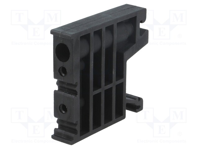 Holder; Application: ZUG; black; Width: 10mm; polyamide; TS35