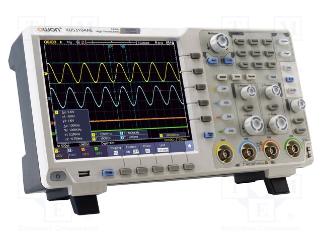 Oscilloscope: digital; Channels: 4; 1Gsps; 40Mpts; Series: XDS