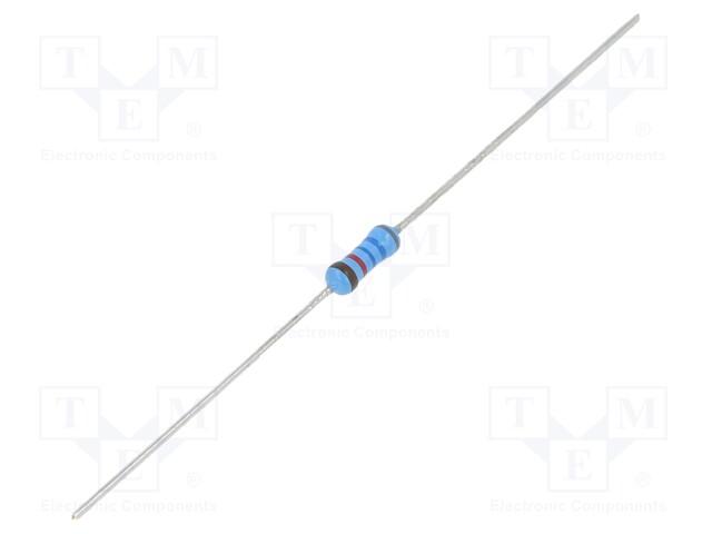 Resistor: thin film; THT; 86.6kΩ; 600mW; ±5%; Ø2.5x6.5mm; 50ppm/°C