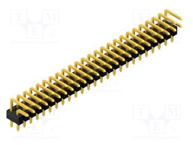 Connector: pin strips; pin header; male; PIN: 50; 2.54mm; THT; 2x25