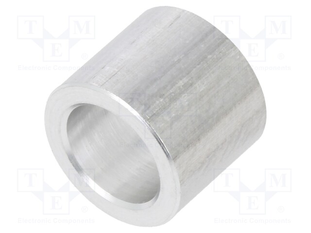 Spacer sleeve; 8.2mm; cylindrical; aluminium; Out.diam: 10mm