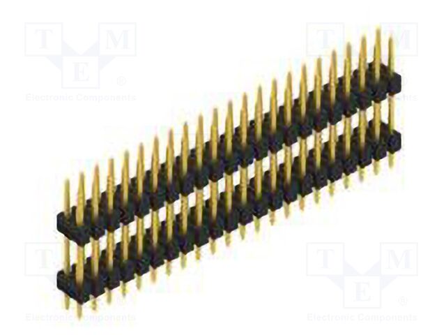 Connector: pin strips; pin header; male; PIN: 44; 2.54mm; THT; 2x22