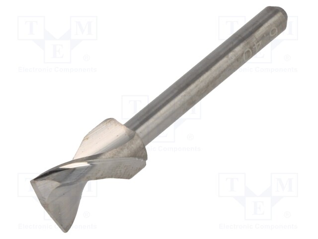 Drill bit; PCB; Ø: 6.4mm; L: 38.2mm; 1/8" (3,175mm)
