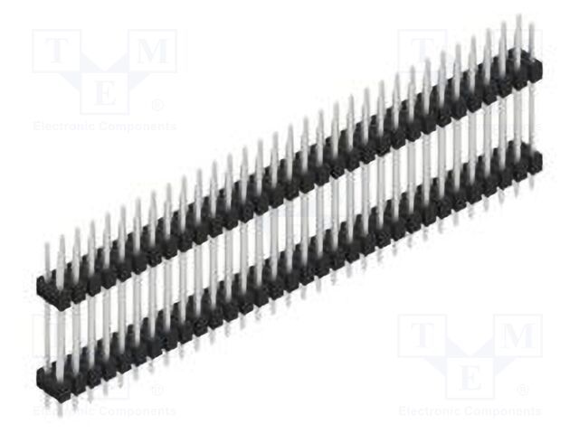 Connector: pin strips; pin header; male; PIN: 64; 2.54mm; THT; 2x32