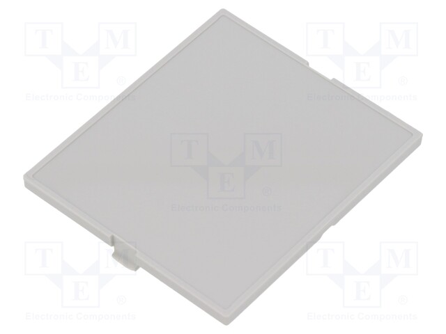 Front panel; grey; Series: MODULBOX