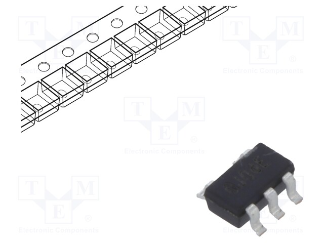 IC: voltage regulator; LDO,linear,adjustable; 0.4÷6V; 0.3A; SOT25
