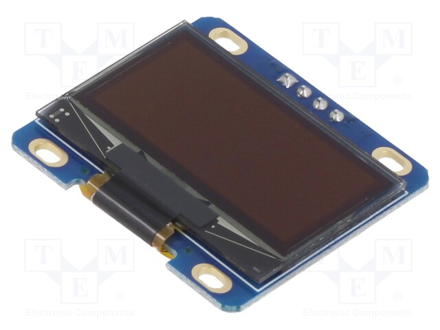 Display: OLED; graphical; 1.28"; 128x64; Dim: 35.5x32x2.66mm; PIN: 4