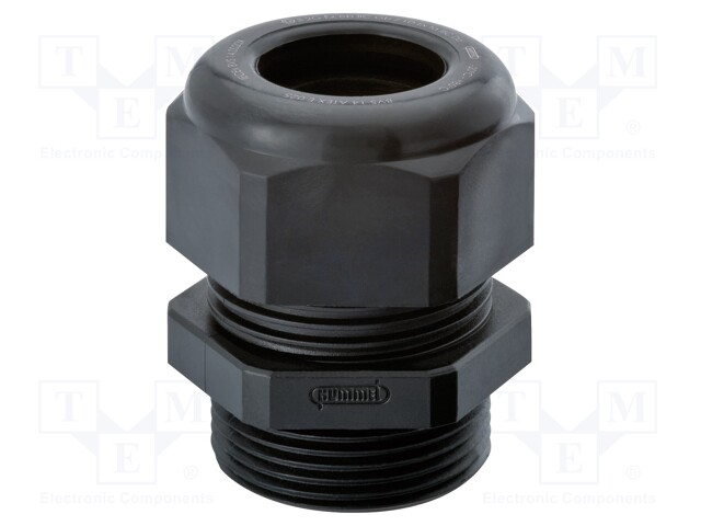 Cable gland; M12; IP68; Mat: polyamide; black; Conform to: ATEX Ex