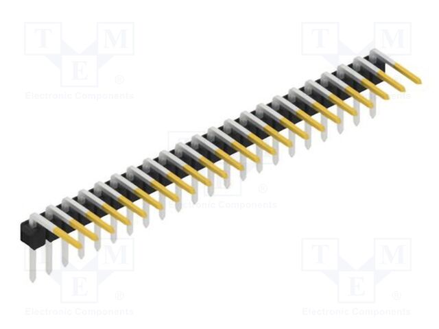 Connector: pin strips; pin header; male; PIN: 22; 2.54mm; THT; 1x22