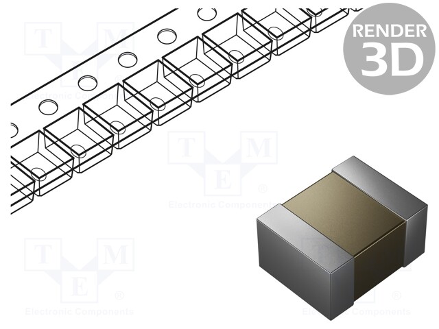 Capacitor: ceramic; 22uF; 25VDC; X7R; ±10%; SMD; 1210