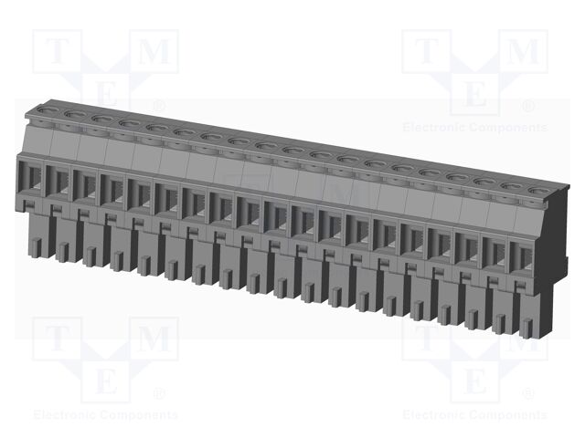 Connector: pluggable terminal block; plug; female; angled 90°