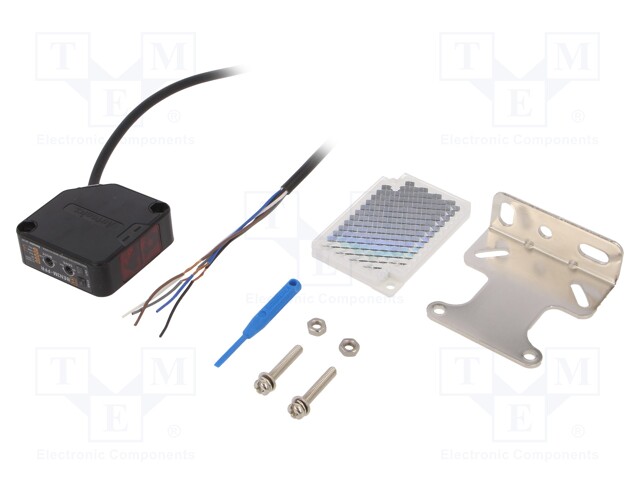 Sensor: photoelectric; Range: 0.1÷3m; SPDT; DARK-ON,LIGHT-ON; 3A
