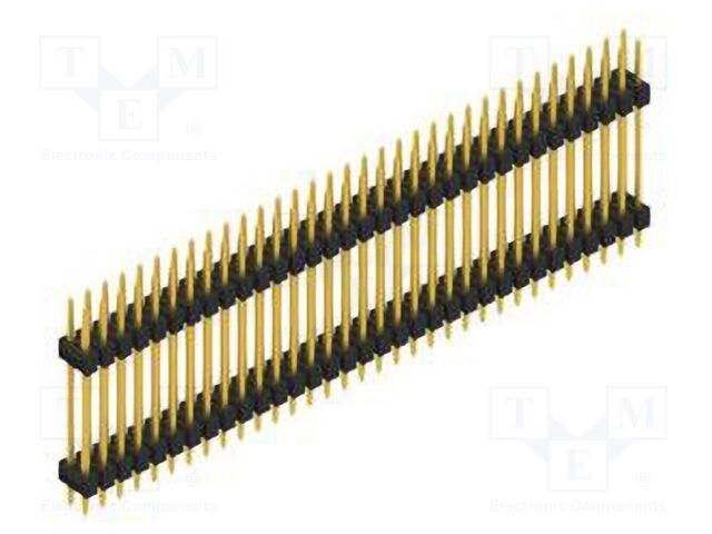 Connector: pin strips; pin header; male; PIN: 66; 2.54mm; THT; 2x33