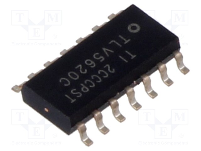 Digital to Analogue Converter, 8 bit, 48 kSPS, SPI, 2.7V to 5.25V, SOIC, 14 Pins