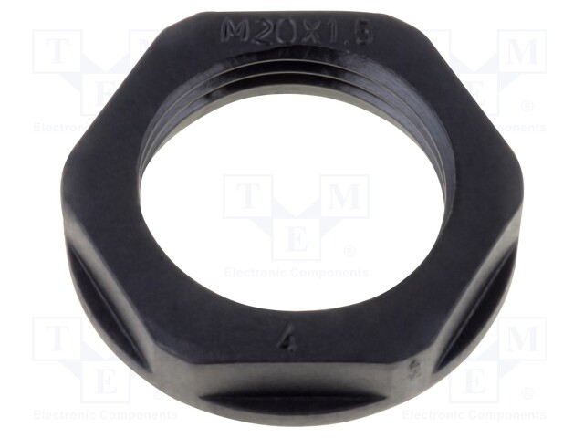 Nut; M32; polyamide; 41mm; black; -40÷100°C; Thread: metric