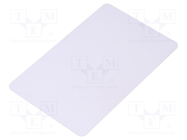 RFID Card; 86x54x0.8mm; f: 13,56MHz; Range: 90mm; ISO 14443A