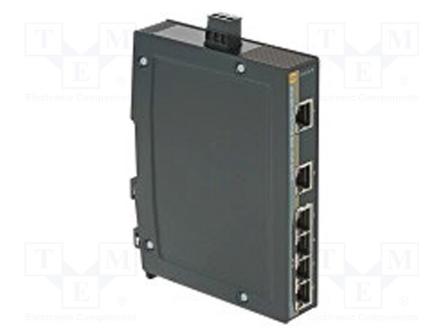 Industrial module: switch Ethernet; unmanaged; 9÷60VDC; RJ45