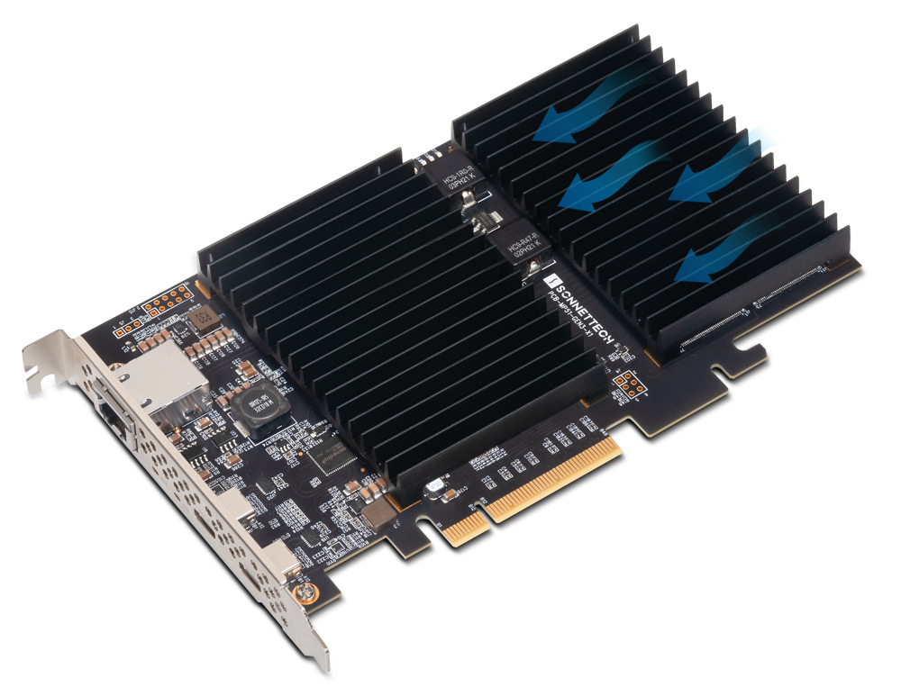 McFiver 10GBASE-T, 2-port USB-C & Dual M.2 PCIe Card
