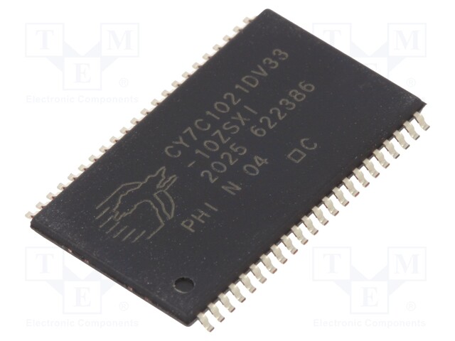 SRAM memory; 64kx16bit; 3÷3.6V; 10ns; TSOP44 II; parallel