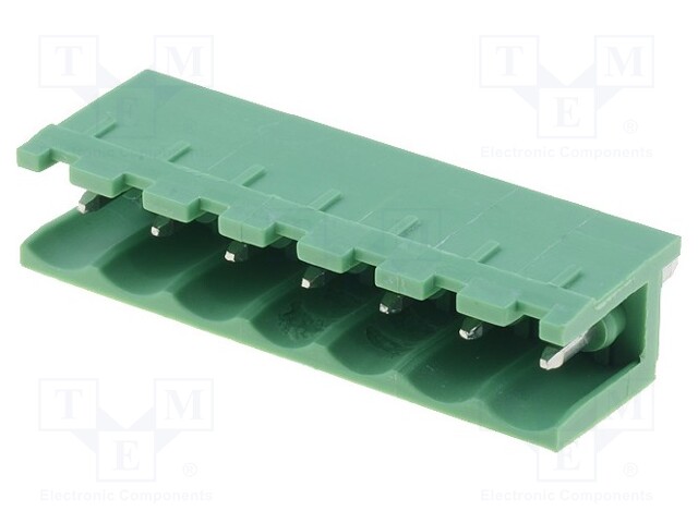 Pluggable terminal block; 5mm; ways: 7; straight; socket; male