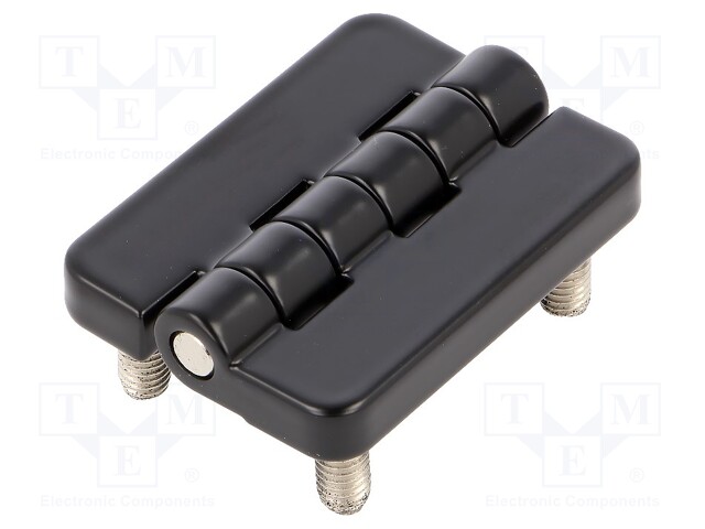 Hinge; Width: 40mm; zinc and aluminium alloy; natural; H: 54mm