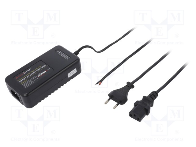 Charger: for rechargeable batteries; Li-Ion; 14.8V; 3.5A
