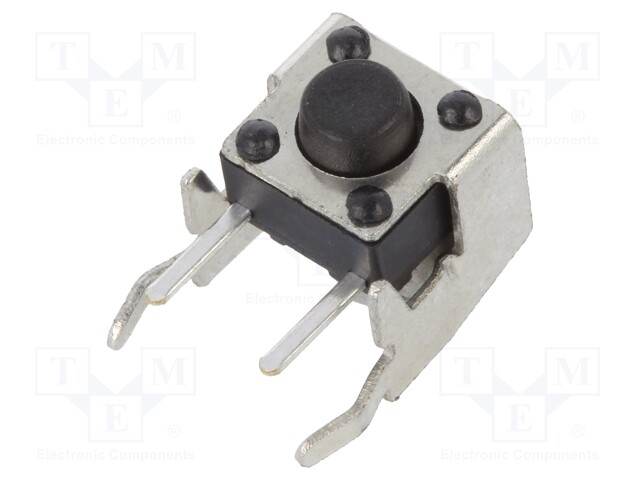 Microswitch TACT; SPST-NO; Pos: 2; 0.05A/12VDC; THT,angular; none