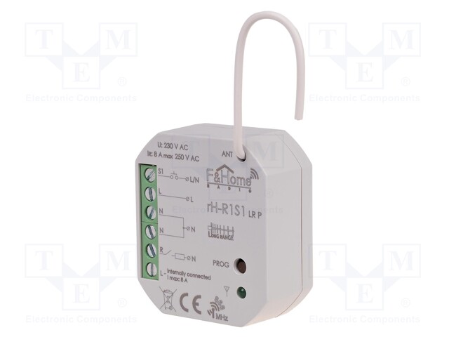 Module: relay; 230VAC; IP20; 868MHz; Chambers: 1