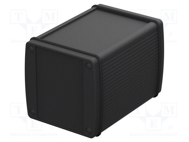 Enclosure: with panel; ALUBOS; X: 84mm; Y: 100mm; Z: 82mm; aluminium