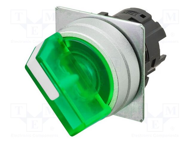 Switch: rotary; 22mm; depending on the holder; Pos: 2