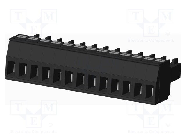 Connector: pluggable terminal block; plug; female; straight; 300V