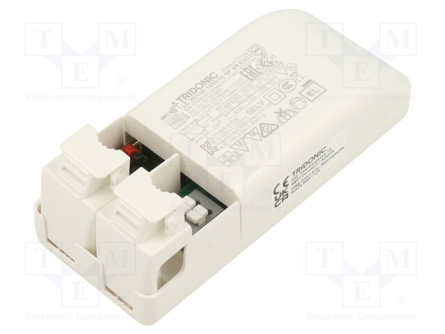 Power supply: switched-mode; LED; 20W; 7÷44VDC; 100÷1050mA; IP20