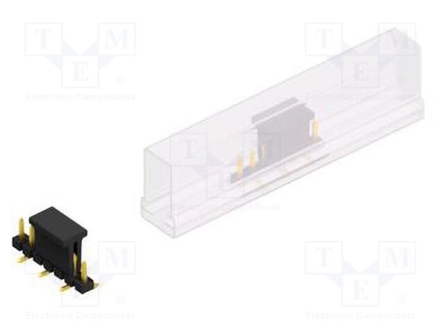 Connector: pin strips; pin header; male; PIN: 7; 2.54mm; SMT; 1x7