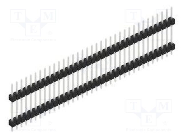 Connector: pin strips; pin header; male; PIN: 35; 2.54mm; THT; 1x35