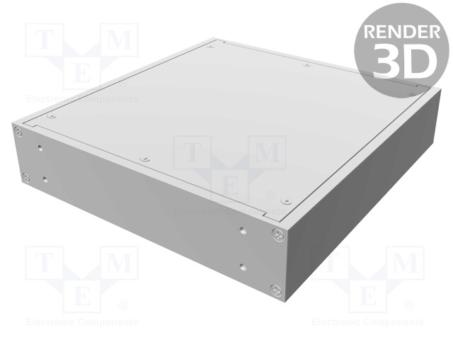 Enclosure: 19" standard; 1U; Enclos.mat: aluminium; Y: 203mm