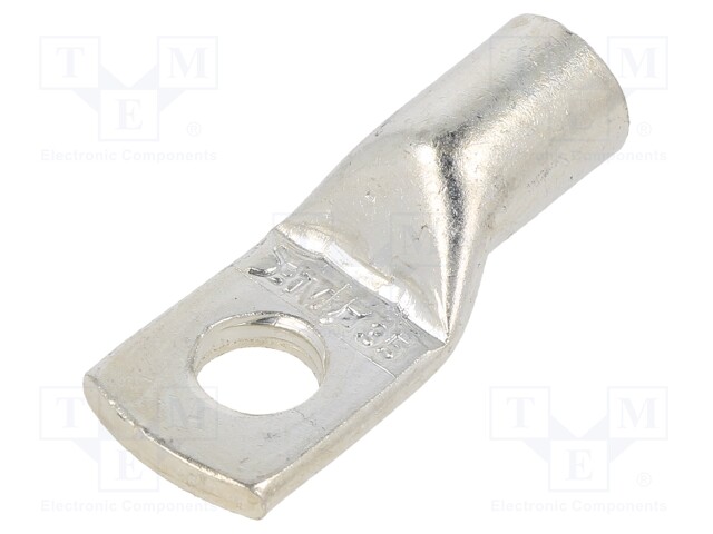 Tip: ring tube; M8; 35mm2; crimped; for cable; tinned; copper; 2AWG