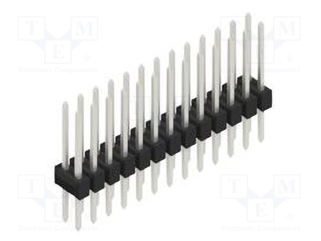 Connector: pin strips; pin header; male; PIN: 26; 2.54mm; THT; 2x13