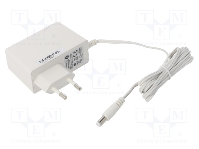 Power supply: switched-mode; plug; 12VDC; 2A; 24W; Plug: EU; 86.2%