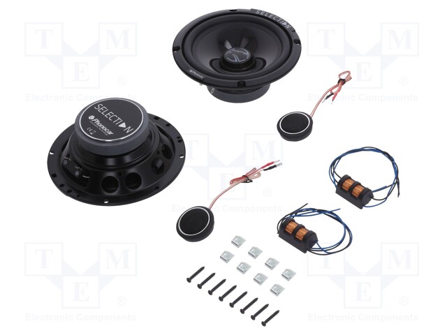 Car loudspeakers set; two-way,tweeter,woofer; 165mm; 90W; 4Ω