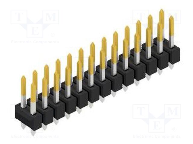 Connector: pin strips; pin header; male; PIN: 26; 2.54mm; THT; 2x13