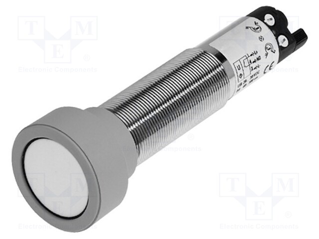 Sensor: ultrasonic; straight; Range: 0.4÷3m; PNP / NO; Housing: M30