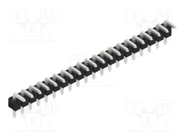 Connector: pin strips; pin header; male; PIN: 20; 2.54mm; THT; 1x20