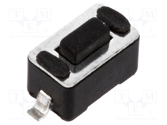 Microswitch TACT; SPST-NO; Pos: 2; 0.05A/12VDC; SMT; none; 1.6N